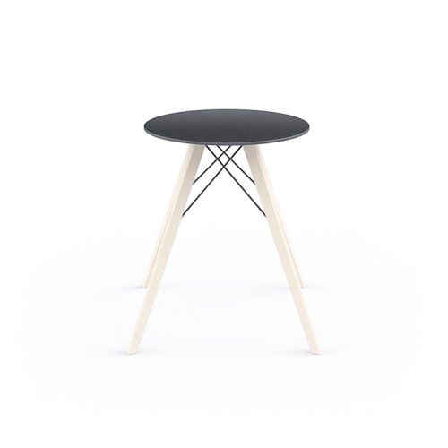 Table de repas Ronde 111 - Faz Wood - Table ronde robuste, idéal jardin - Pacific Compagnie.