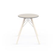 Table de repas Ronde 111 - Faz Wood - Table ronde stylée, multiple coloris - Pacific Compagnie.