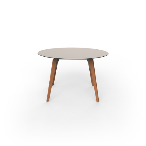 Table de repas Ronde 111 - Faz Wood XL, version XL 140 cm - Pacific Compagnie.