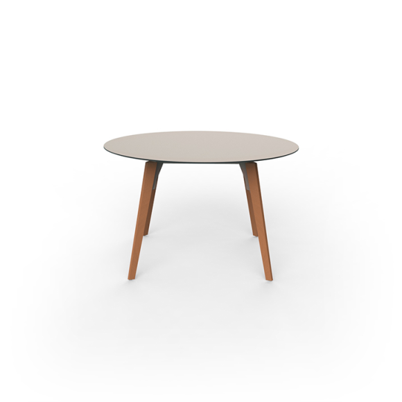 Table de repas Ronde 111 - Faz Wood XL, version XL 140 cm - Pacific Compagnie.