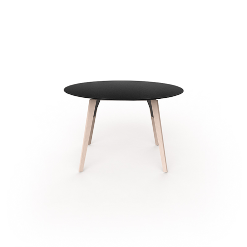 Table de repas Ronde 111 - Faz Wood XL, polyéthylène durable - Pacific Compagnie.