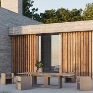 Table de repas 111 - Vela Mesa - Compact recyclable polyethylene dining table - Pacific Compagnie.