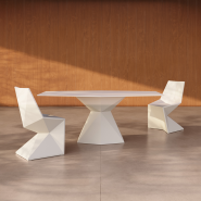 Table de repas 111 - Vertex XL - style contemporain extérieur - Pacific Compagnie.