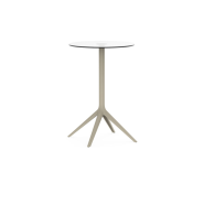 Table haute 111 - Mari-Sol - Table haute aluminium couleur moderne - Pacific Compagnie.