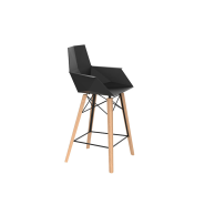 Tabouret Avec Accoudoirs 111 - Faz Wood – design moderne – Pacific Compagnie.