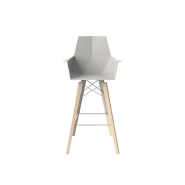 Tabouret Avec Accoudoirs 111 - Faz Wood – couleur personnalisable – Pacific Compagnie.