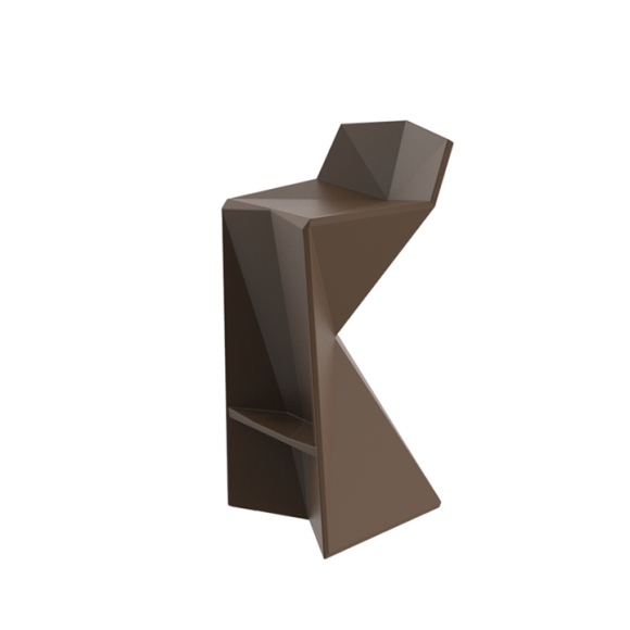 Tabouret de bar 111 - Vertex - Siège design recyclable couleur vive - Pacific Compagnie.
