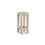 Tabouret 111 - Jut - Compact recyclable polyethylene stool, vibrant color option - Pacific Compagnie.