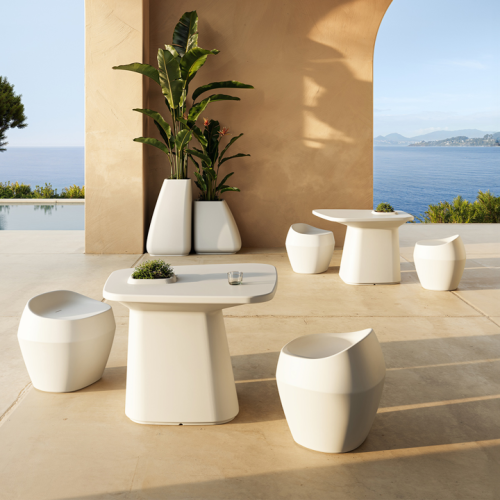 Tabouret 111 - Noma High - modern high stool, eco-friendly material, multiple finishes - Pacific Compagnie.