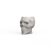 Tabouret 111‑Skull - Black recyclable stool, modern design - Pacific Compagnie.
