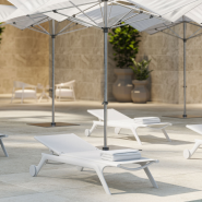 Transat 111 - Africa - modern outdoor lounge with vibrant color options - Pacific Compagnie.