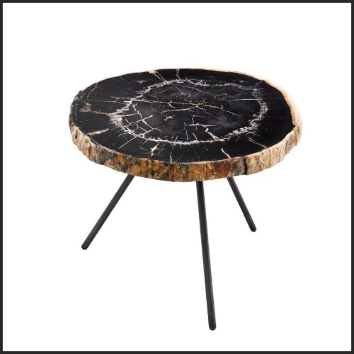 Table basse 24 - Petrified Clear | Coffee Table 24- Petrified Dark Set of 3 - Petrified Style - Pacific Compagnie.