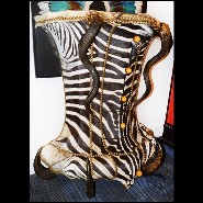 Commode 12 - Zebra Head - Chambre - Pacific Compagnie.