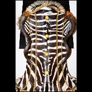 Commode 12 - Zebra Head - Bois - Pacific Compagnie.