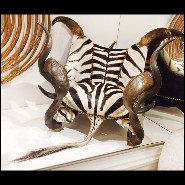 Fauteuil 120 - Horns and Zebra - Luxe - Pacific Compagnie.