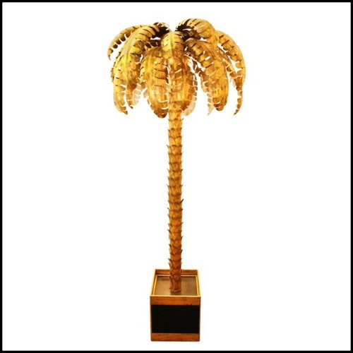 Lampadaire PC- Gilded Palmer