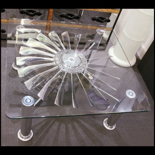 Table basse PC - Spey Rolls-Royce - Raffinée - Pacific Compagnie.
