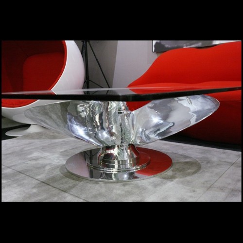 Table basse PC - Navy Boat Patrol - Inspiration bateau - Pacific Compagnie.