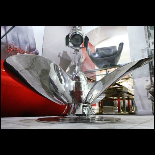 Table basse PC - Navy Boat Patrol - Esprit voyage - Pacific Compagnie.