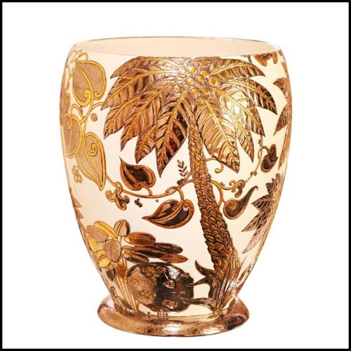 Vase PC-Palmers white and...