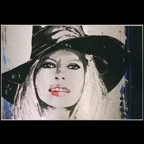 Photographie PC - Brigitte Bardot - Close-up of Brigitte Bardot's face - Pacific Compagnie.