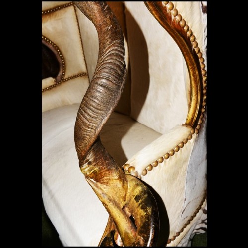 Double Sofa PC - Grand Zebra - Salon exotique - Pacific Compagnie.