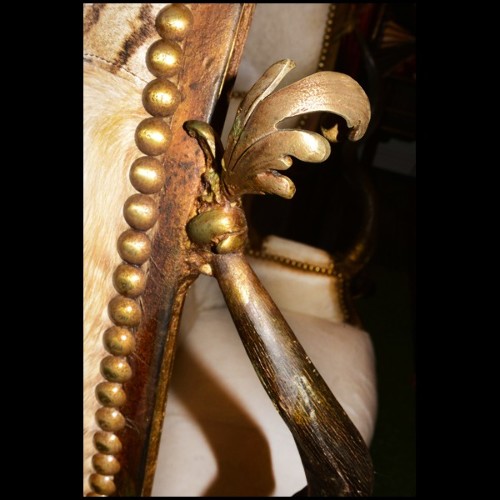 Double Sofa PC - Grand Zebra - Peau de buffle - Pacific Compagnie.