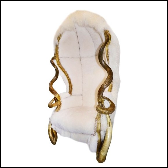 Fauteuil PC - Pure Lamb Prince - Détails soignés - Pacific Compagnie.