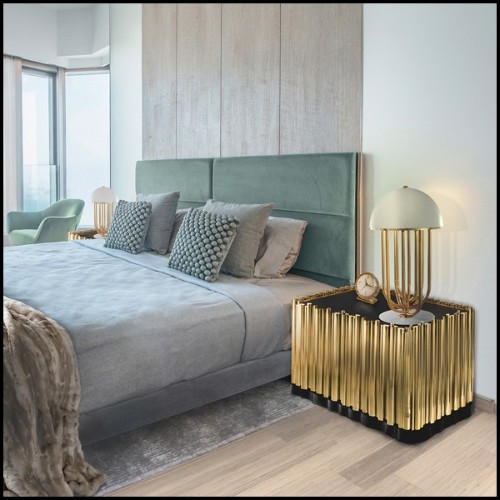 Chevet 145 - Brass Tubes - Laiton poli - Pacific Compagnie.