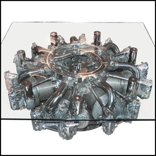 Table Basse PC - Continental R-670 - Fairchild PT-23 - Pacific Compagnie.