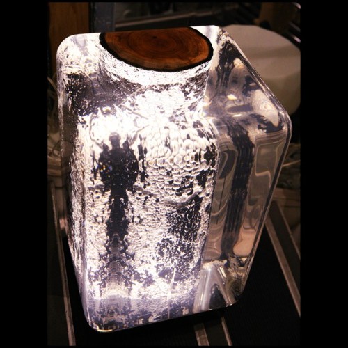 Side Table Burnt Trunk