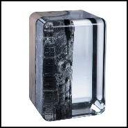 Bout de canapé 31 - Nilleq Ice - Luxury side table with ice-inspired finish - Pacific Compagnie.