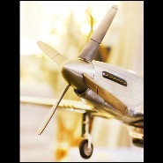 Maquette 113 - Mustang P51 - Finition argent - Pacific Compagnie.