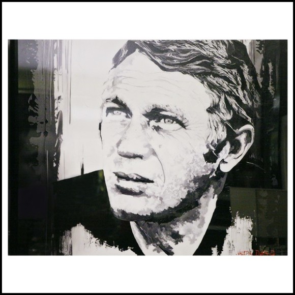 Photographie PC - Steve Mc Queen - Mc Queen auto - Pacific Compagnie.