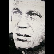 Photographie PC - Steve Mc Queen - Célébrité auto - Pacific Compagnie.