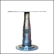 Table d'appoint PC - Boeing 737 - Boeing 737 side table with titanium engine detailing - Pacific Compagnie.