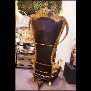 Fauteuil PC - Croco Black King - Finition luxe - Pacific Compagnie.