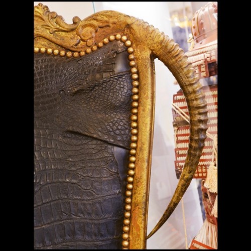 Armchair Croco Black King