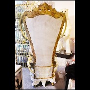 Fauteuil PC - Croco White King - Décoration audacieuse - Pacific Compagnie.