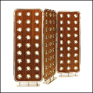 Paravent 157 - Golded Rings - Mobilier design - Pacific Compagnie.