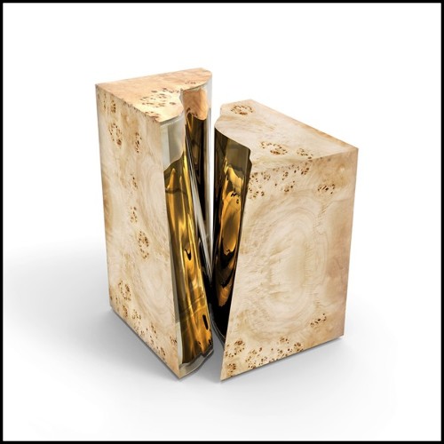 Table d'appoint 145 - Paradise - Acier inoxydable - Pacific Compagnie.