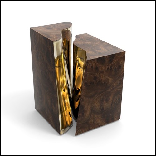 Table d'appoint 145 - Paradise - Laiton poli - Pacific Compagnie.