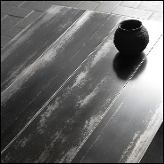 Table basse 147 - Raw Dark Steel - Métal brut - Pacific Compagnie.
