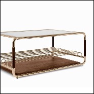 Table basse 157 - Goldfinger - Design doré - Pacific Compagnie.