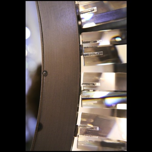 Miroir 35 - Art Deco Style - Verre cristal taillé - Pacific Compagnie.