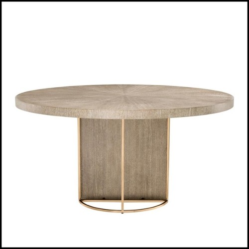Table de Repas 24 - Remington | Table à manger 24- Remington - Remington dining set with glass top - Pacific Compagnie.