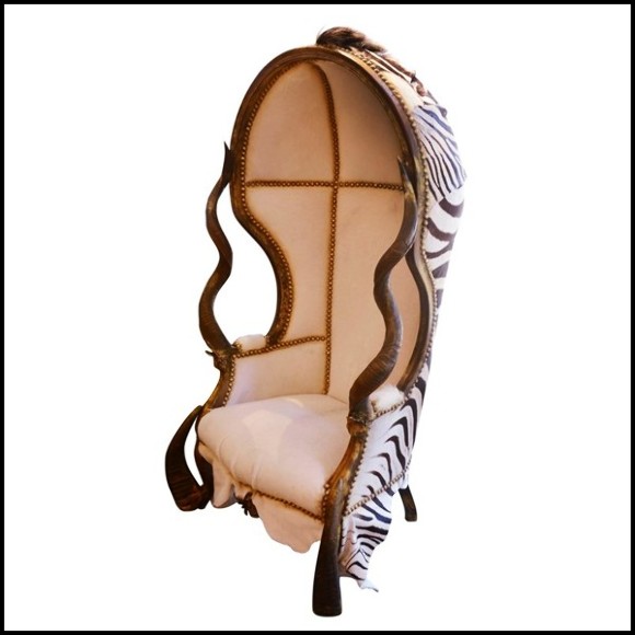 Fauteuil PC - Dome Zebra - Fauteuil original - Pacific Compagnie.