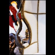 Fauteuil PC - Dome Zebra - Buffle blanc - Pacific Compagnie.