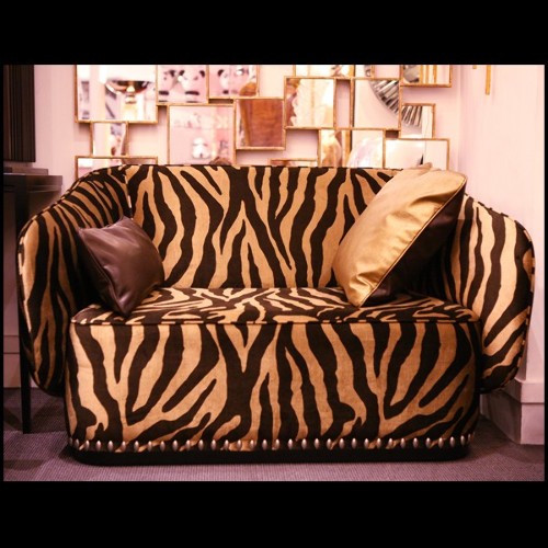 Canapé 39 - Zebra Gold, luxe - Pacific Compagnie.