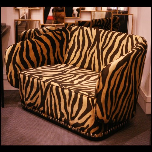 Canapé 39 - Zebra Gold, design - Pacific Compagnie.